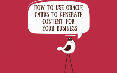 How To Use Oracle Cards To Generate Content For Your Business